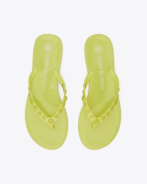 Lime green best sale tory burch sandals