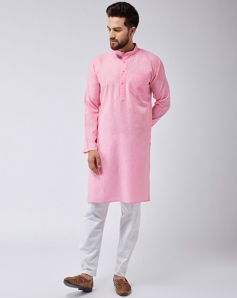 Sojanya Mandarin Collar Long Kurta