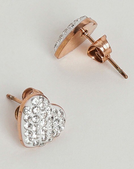 Heart-shaped earrings - Gold-coloured - Ladies | H&M IN