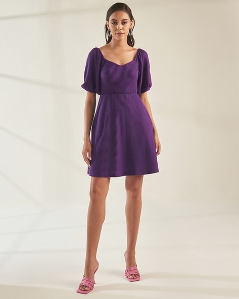 Express Purple Dresses