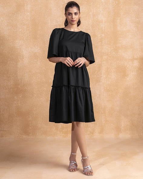 Buy Black Dresses for Women by Femella Online