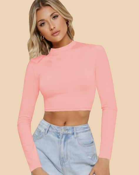 Buy Peach Tops for Women by DREAM BEAUTY FASHION Online | Ajio.com