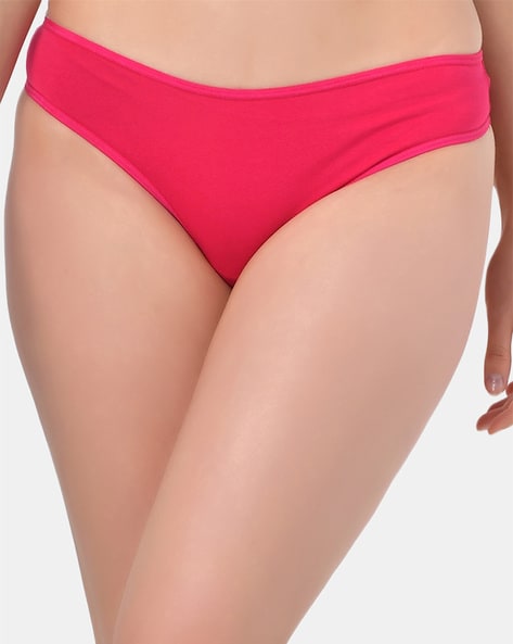 Buy Bleeding Heart Low Coverage Thongs with Elasticated Waist at Redfynd
