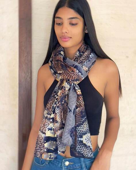 Animal Print Scarf Price in India