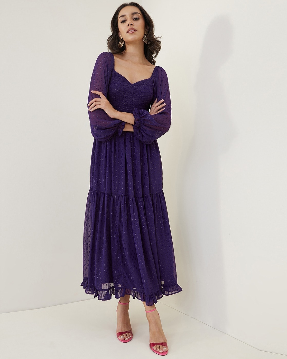 Arielle Purple Maxi Dress – Beginning Boutique US