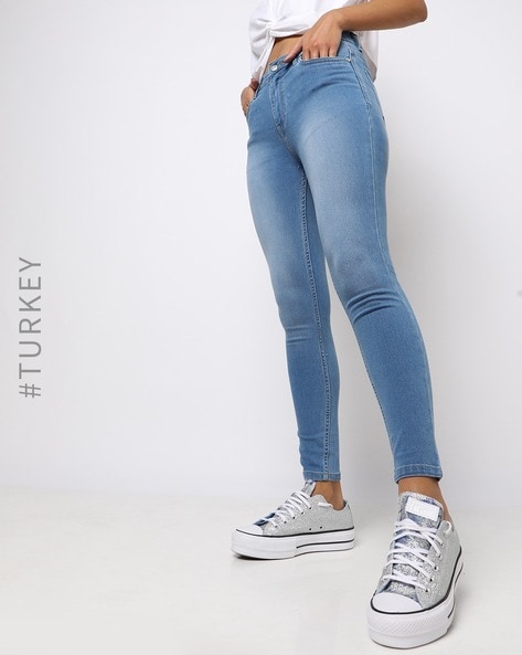 Buy Blue Jeans & Jeggings for Women by Barrels And Oil Online