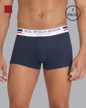 u.s. polo assn. Pack of 2 Brand-Knit Waistband Trunks-picture-13