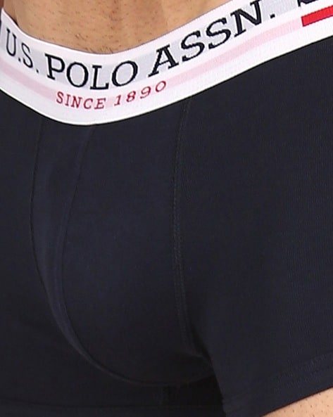 Buy Olive Green & Navy Blue Trunks for Men by U.S. Polo Assn