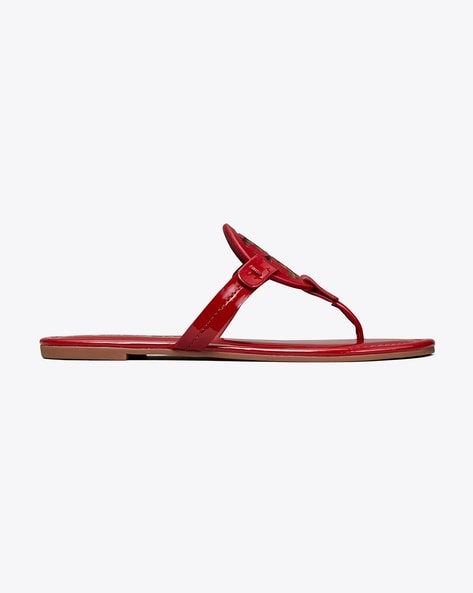 Red tory 2025 burch sandals