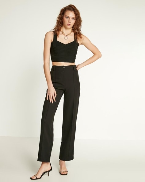 High Waist Straight Trousers – Passion4YOU