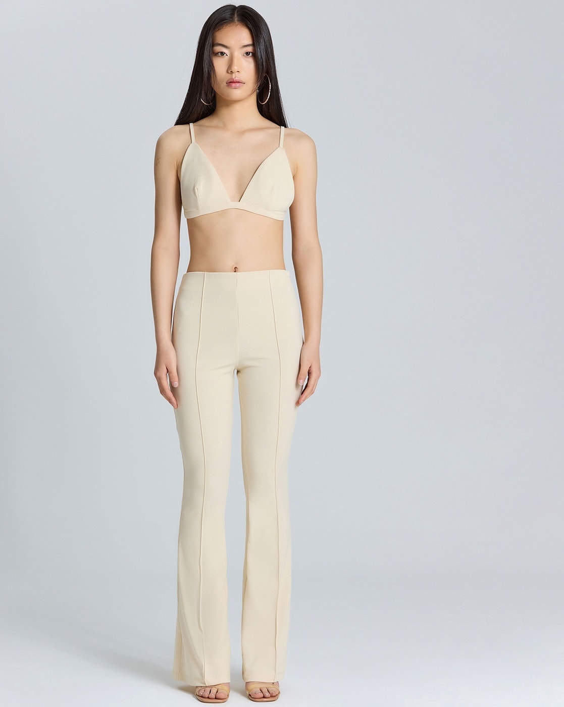 Wholesale No 'Side Show' Crop Top Style Shapewear Bralette in Warm Beige -  Concept Brands - Fieldfolio