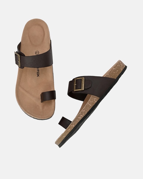 Paaduks Uri Brown Flats For Men | Sepia Stories