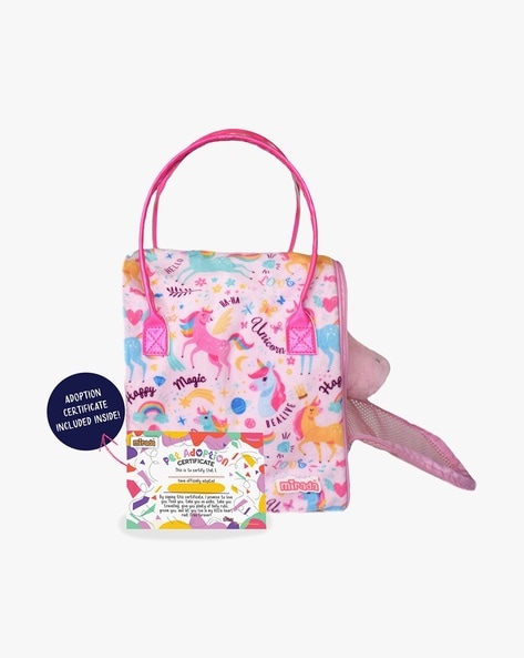 Mini Cute Cartoon Plush Unicorn Crossbody Bag Portable Plush - Temu