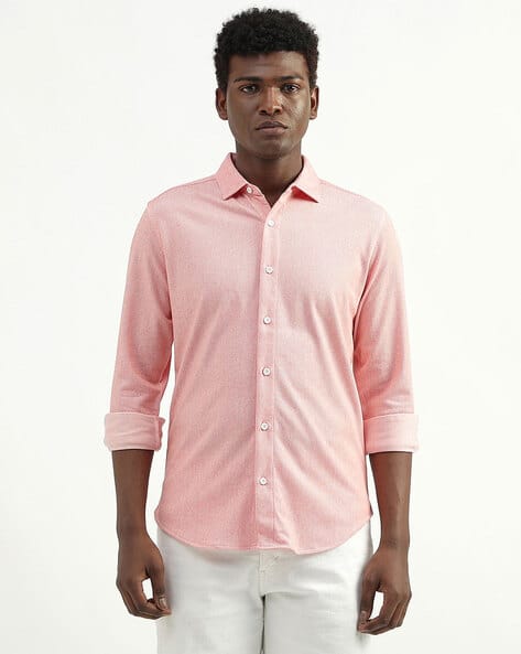 Buy Pink Shirts for Men by UNITED COLORS OF BENETTON Online