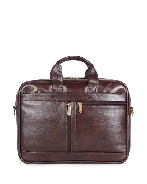 Buy Orange Laptop Bags for Men by De Vagabond Online | Ajio.com