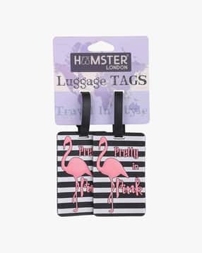 hamster london Flamingo Luggage Tag-picture-11