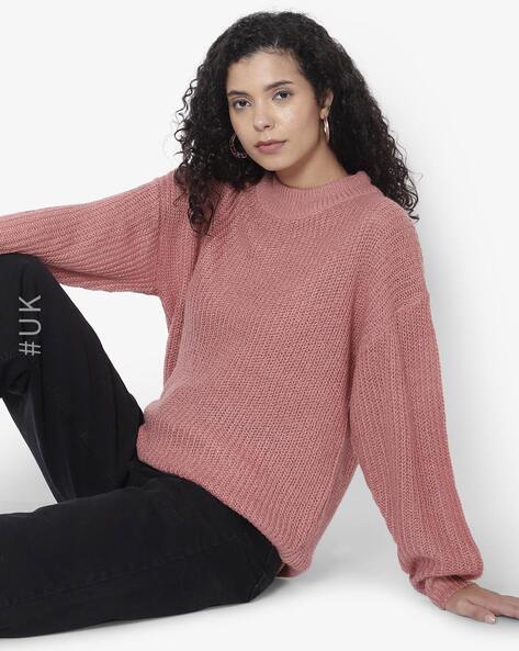 Buy Pink Sweaters Cardigans for Women by BRAVE SOUL Online Ajio