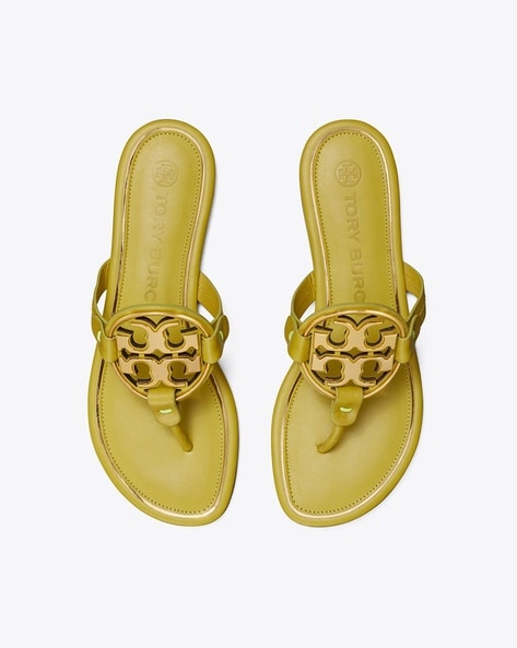 Tory burch miller discount metal logo sandal