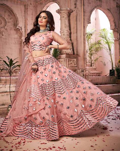Buy online Girls Silk Lehenga Choli Set from ethnic wear for Women by  Readiprint Fashions for ₹1500 at 50% off | 2024 Limeroad.com