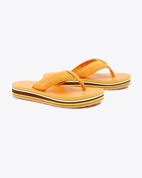 Tory burch best sale yellow flip flops