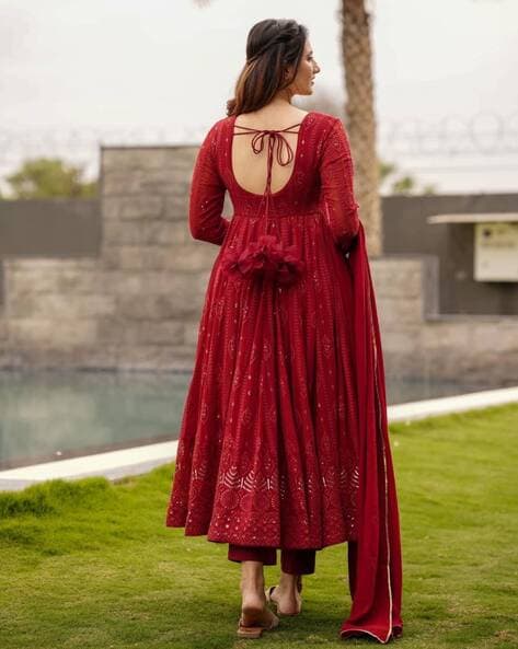 anarkali long frock