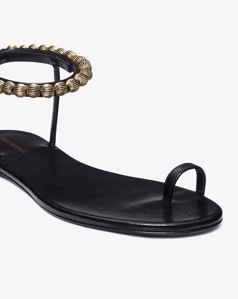 Tory burch beaded online sandals