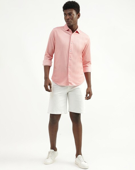 Buy Pink Shirts for Men by UNITED COLORS OF BENETTON Online