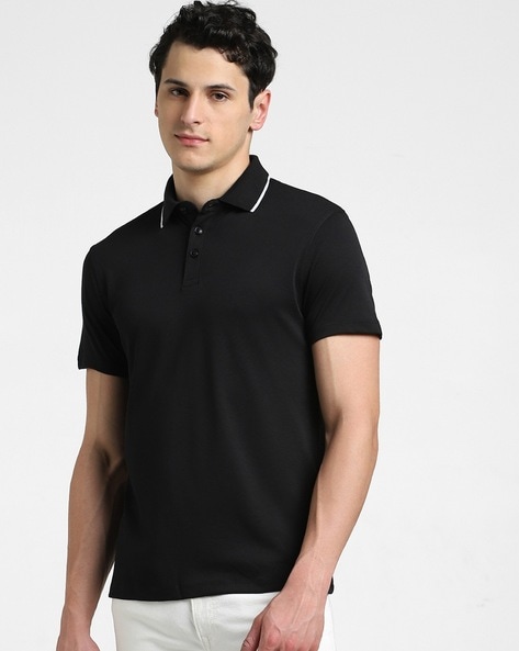 Buy Black Tshirts for Men by Jack Jones Online Ajio