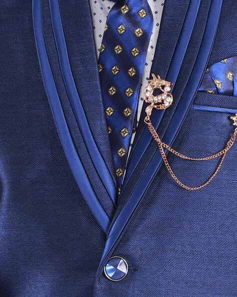 Buy Louis Philippe Navy Four Piece Suit Online - 527979 | Louis Philippe