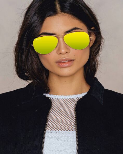 ASOS Aviator Sunglasses with Yellow Lens | ASOS | 2000s fashion trends,  Fashion, Yellow sunglasses