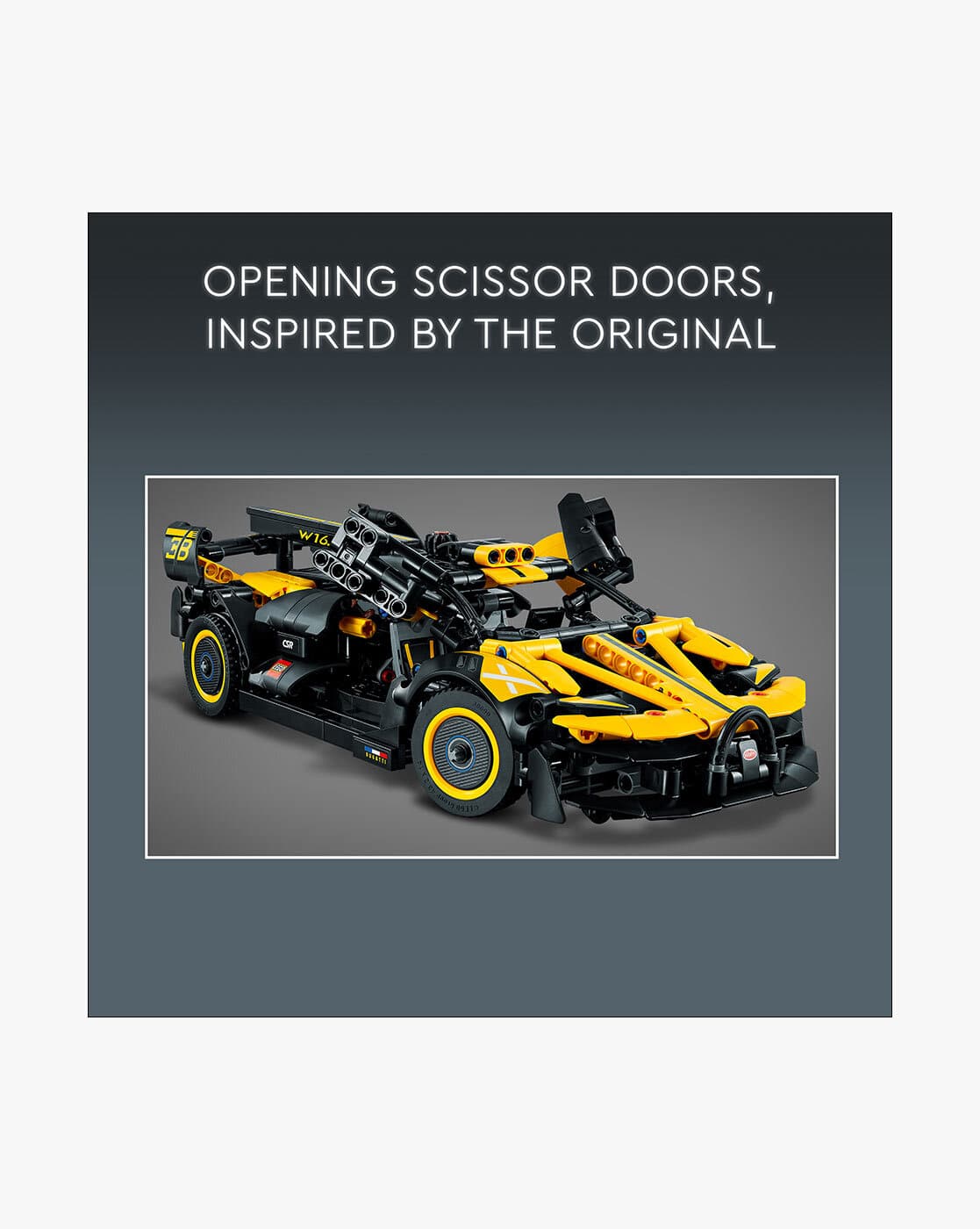 Buy Lego Technic Bugatti Bolide Building Toy Set Yellow Color