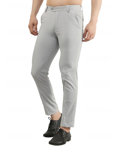 Buy Off-White Trousers & Pants for Women by SOJANYA Online | Ajio.com