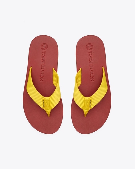 Tory burch best sale platform flip flops