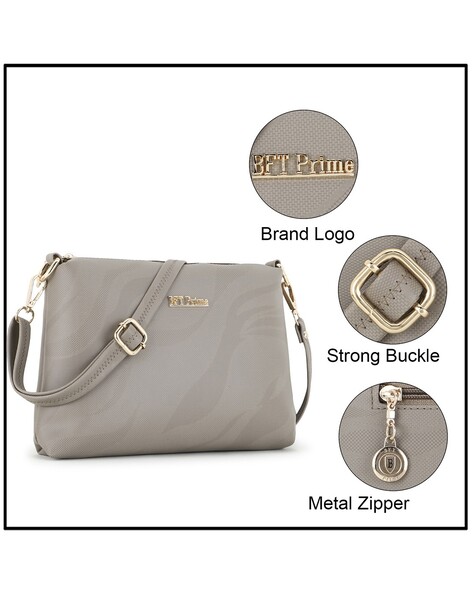Buy Grey Handbags for Women by BFT Prime Online | Ajio.com
