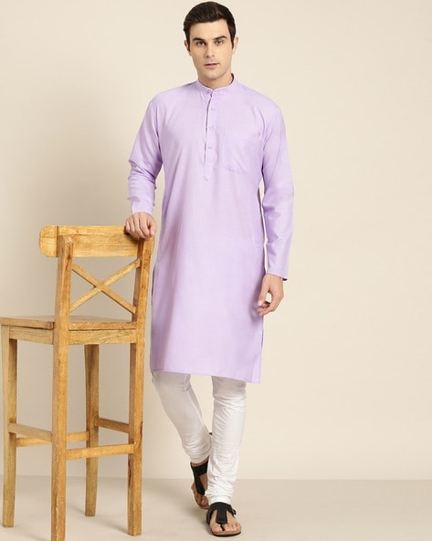 Sojanya Mandarin Collar Long Kurta