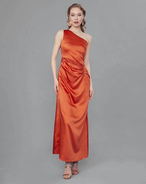 Buy Ash Grey Dresses & Gowns for Women by One Knot One Online | Ajio.com
