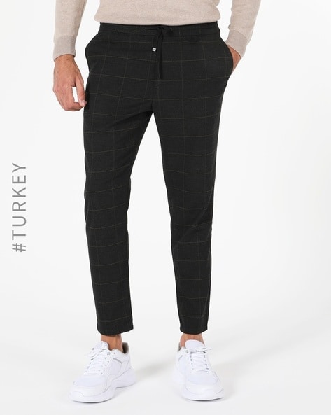 Hugo Boss Boss by Hugo Boss Men's Relaxed-Fit Checked Trousers | Hawthorn  Mall