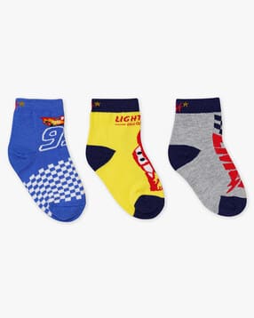 h by hamleys Pack of 3 Printed Socks-picture-12