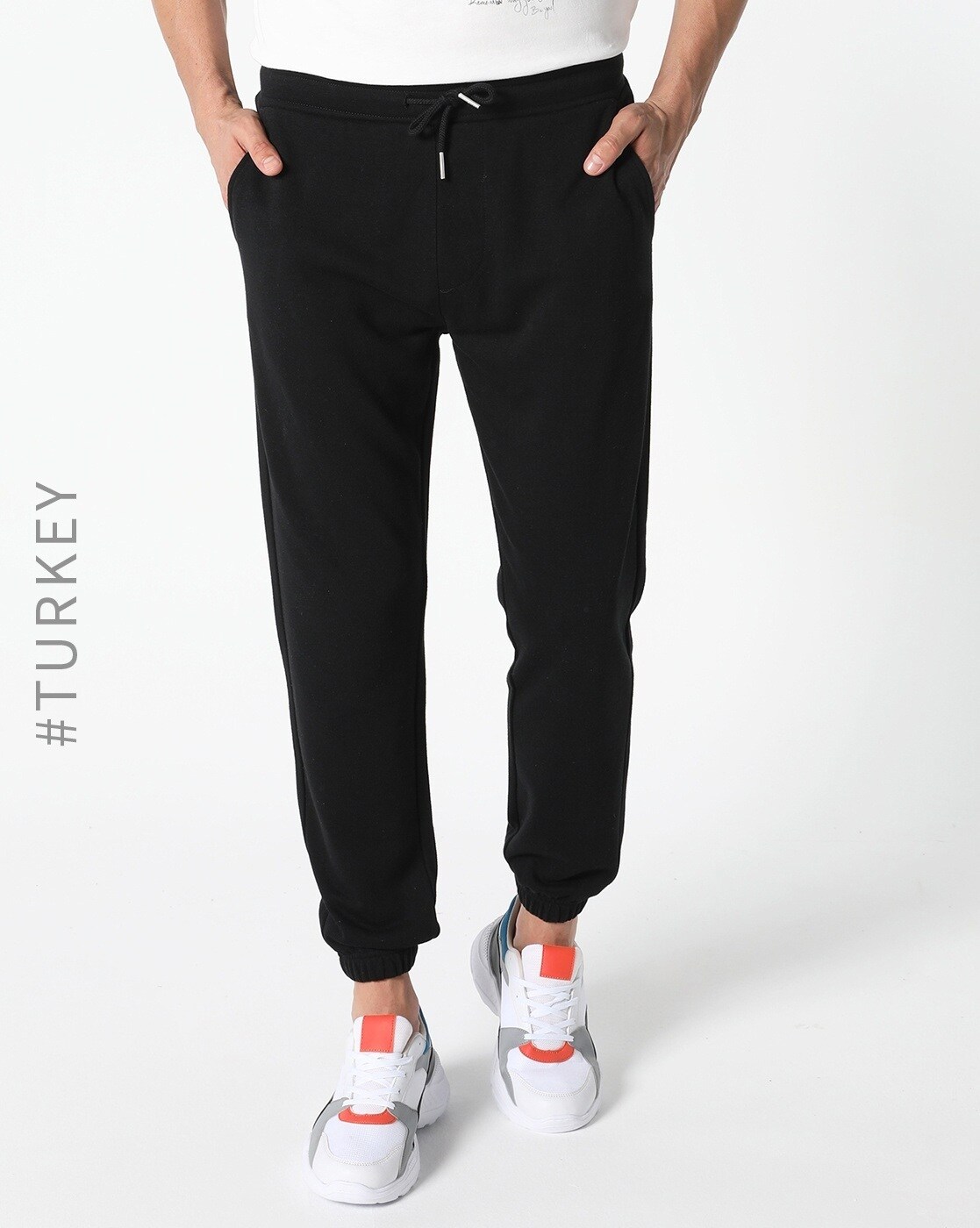 Men's sweatpants P1050 - dark grey