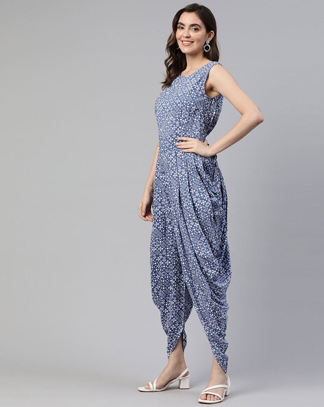 Self Embroidered Tube Jumpsuit With Long Shrug – Moonstruck