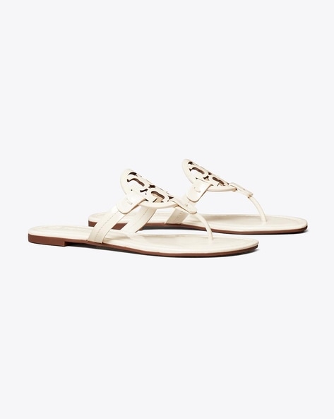 Tory burch patent leather sandals hot sale