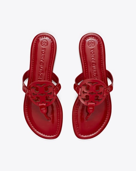 Red tory burch sandals new arrivals