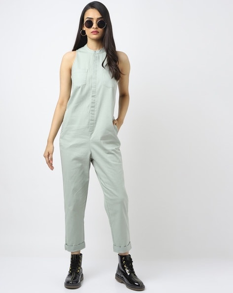 Womens green 2024 utility jumpsuit