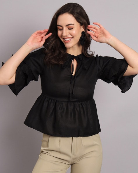 Buy Black Tops for Women by The Dry State Online