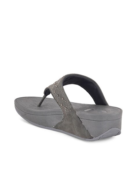 Buy Grey Flip Flop Slippers for Women by MIJAS Online Ajio