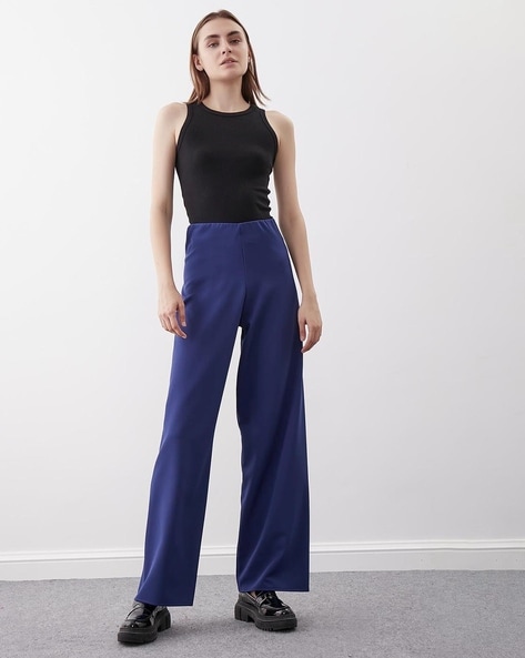 Women's Palazzo - Wide leg Trousers | ZARA India