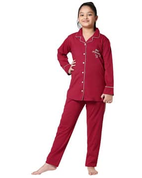 zeyo Typographic Print Notched Lapel Shirt & Pants Set-picture-24