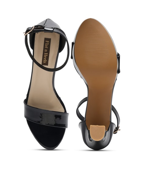 Buy online White Lace-up Block Sandals from heels for Women by Truffle  Collection for ₹3240 at 55% off | 2024 Limeroad.com