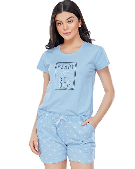 Playful pattern lounge short, Miiyu x Twik, Shop Women's Sleep Shorts  Online