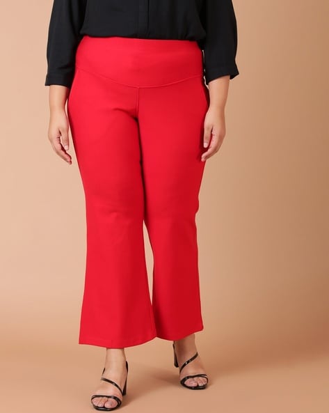 On The Go Slit Flare Pants with 2 Pockets